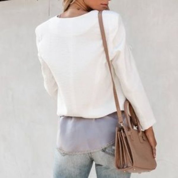 NWT VICI Up To The Task Pocketed Asymm Jacket - Picture 2 of 8